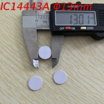 Диаметр 13 мм M1 чип 13,56 МГц IC бирки для монет 10 шт./лот