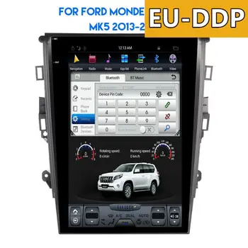 Для Ford Fusion Mondeo MK5 2013 2014 2015 2016 2017 Tesla Стиль Android 9,0 Автомобильный Радиоприемник Стерео GPS Головное Устройство Стерео Мультимедиа Авто