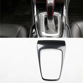 Для Ford Mondeo 2013-2016 1ШТ карбоновое волокно ABS ручка переключения передач автомобиля Панель Рамка крышка накладка для стайлинга автомобилей