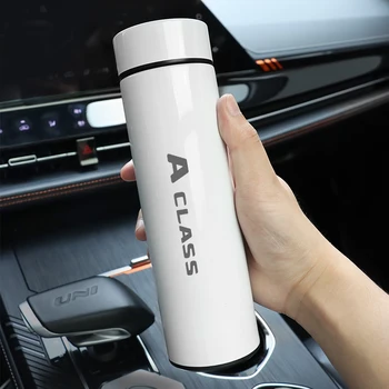 Для Mercedes Benz Цифровой Термос Класса А С Интеллектуальным Дисплеем Температуры Бутылка Для Воды С Сохранением Тепла Вакуумный Термос