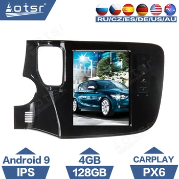 Для Mitsubishi Outlander 3 2012 - 2018 Tesla IPS Экран, автомобильное радио Android, GPS-навигация, мультимедийный плеер CarPlay, авторадио PX6