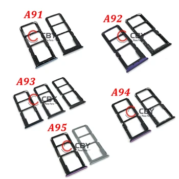 Для OPPO A91 A92 A93 A93s A94 A95 Гнездо для держателя лотка для sim-карты 5G Слот для SD-карты Заменяемая деталь
