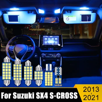 Для Suzuki SX4 S-CROSS SCROSS 2013-2015 2016 2017 2018 2019 2020 2021 11 шт. Автомобильные Лампы Для Чтения Номерных Знаков Лампы Багажника