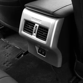 Для Toyota Camry 2018-2023 Подлокотник сзади Рамка для розетки кондиционера Отделка крышки Хромированная панель Детали для стайлинга автомобилей
