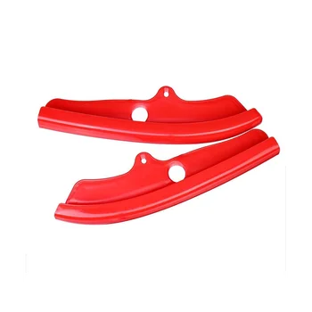Защитная крышка для губ переднего бампера красного цвета для Dodge Challenger Scat Pack 2015-2020 Бамперный диффузор, спойлер, защита сплиттера