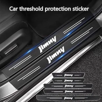 Защитная лента для порога автомобиля 60X7 см, наклейка из углеродного волокна для Suzuki Jimny 2022 jb43 jb74 2009-2023 гг.