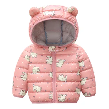Зимнее детское пальто, детская повседневная куртка с капюшоном, комбинезон, зимняя теплая одежда для мальчиков и девочек, детская одежда