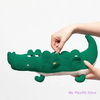 Игрушки для собак Snuffle, мягкая игрушка для раздачи лакомств из крокодиловой кожи, устойчивая к жеванию, мягкие игрушки для собак, поощряющие добычу корма Skil
