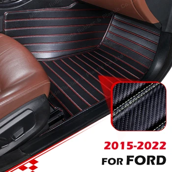 Изготовленные на Заказ Коврики из Углеродного Волокна Для Ford Mustang 2015-2022 16 17 18 19 20 21 Футовое Ковровое Покрытие Аксессуары Для Интерьера Авто