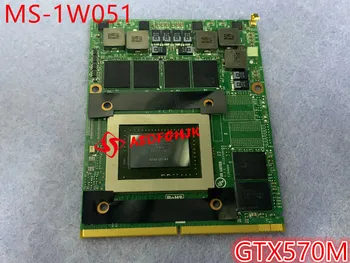 Используется графическая плата MS-1W051 REV 1.1 для ноутбука MSI GT680 GT780DX GT660 MS-1761 MS-16F1 MS-16F2 GTX570M для видеокарты