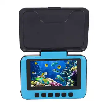 Камера для подводной рыбалки 4,3 дюйма Цветной дисплей HD IP54 Водонепроницаемый 4000 мАч Ночной рыболокатор рыбалка
