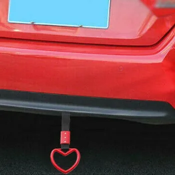Кольцо для украшения автомобиля, подвеска на ручке автомобиля love, японское модифицированное кольцо в форме сердца, подвеска на хвосте