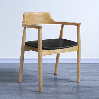 Креативные современные обеденные стулья для гостиной, современный кожаный стул для взрослых, Дизайнерский офис, мебель для дома Sillasn, MZYYH