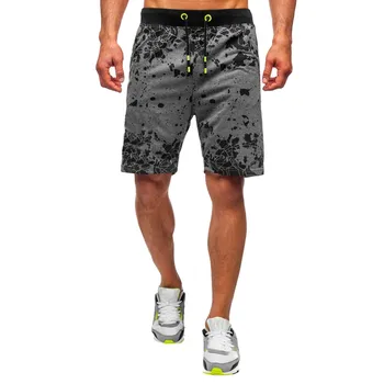 Летние мужские шорты свободного кроя с эластичной резинкой, завязывающиеся на свободную ногу, повседневные спортивные прямые шорты Five Points