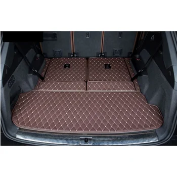Лучшие коврики для кожаной обивки багажника автомобиля в защитном стиле seaboard от загрязнений для Nissan X-Trail 2014-2021