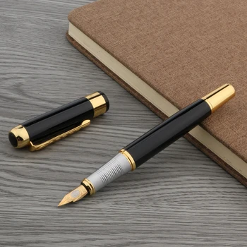 металл черный 250 офисная Роскошная золотая подарочная ручка M Бизнес Офис Школьные принадлежности для письма