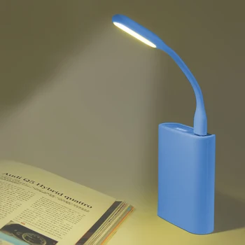 Мини-USB светодиодная лампа Портативная Лампа для чтения книг 5 В 1,2 Вт Маленькая USB-лампа Складная лампа для зрения для Power Bank ПК Ноутбук для ноутбука