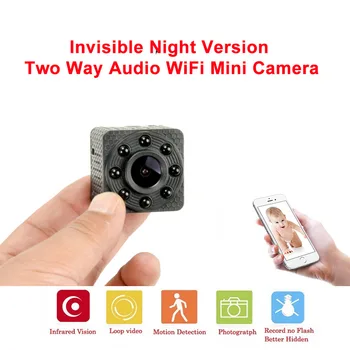Мини-камера IP WIFI ночного видения 720P для дома, беспроводная камера видеонаблюдения с двусторонним голосовым домофоном, облачное хранилище
