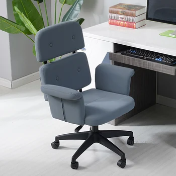 Минималистичные офисные стулья, Офисная мебель в скандинавском стиле, Компьютерное кресло для домашнего кабинета, Креативная спинка, кресло с мягкой подушкой, Игровое кресло