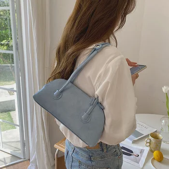 Модные роскошные сумки через плечо, женская сумка подмышками, летние простые студенческие повседневные сумки в корейском стиле, шикарные сумки-ракушки