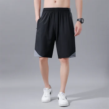Мужские шорты для активного бега 7-дюймовые баскетбольные шорты для тренировок в тренажерном зале, быстросохнущие спортивные шорты с карманами