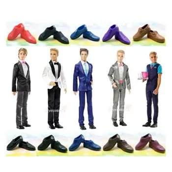 Мультистайловые модные детали декора 1/6 Мужские куклы Обувь для кукол Принц Мужские ботинки Сандалии Детская одежда своими руками