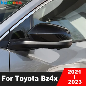 Накладка На Зеркало заднего Вида Toyota Bz4x 2021 2022 2023 Карбоновые Автомобильные Боковые Зеркала Заднего Вида, Накладки На Молдинги, Внешние Аксессуары
