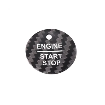 Наклейка на кнопку запуска устройства зажигания автомобиля для Ford Everest Mondeo Ecoboost Escort F150 Explorer Focus Edge (черный)