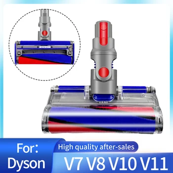 Насадки с моторизованной насадкой для щетки для пола для пылесоса Dyson V7 V8 V10 V11, Сменные аксессуары для мягкой подметально-роликовой щетки для уборки