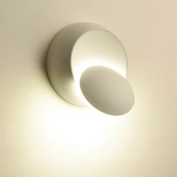 Настенный светодиодный светильник Xiaomi 6W, прикроватный светильник для спальни, бра на чердаке, Регулируемый Поворотный на 360 градусов Современный Умный дом