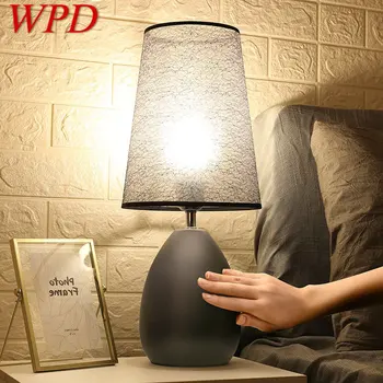 Настольная лампа WPD Nordic, настольная лампа с креативным сенсорным затемнением, современный простой светильник для дома, гостиной, спальни, прикроватной тумбочки.