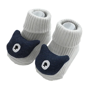 Нескользящие носки для маленьких девочек, унисекс, носки для малышей, носки для новорожденных