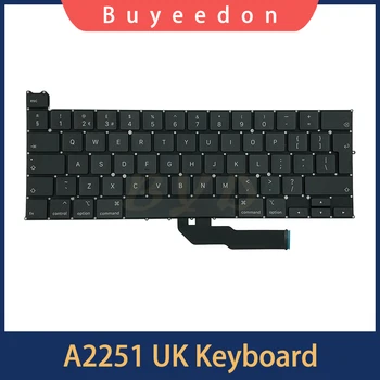 Новая клавиатура A2251 с английской раскладкой в Великобритании для Macbook Pro Retina 13 