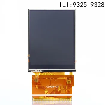 новый 2,8-дюймовый TFT 37pin дисплей 240 * 320 с сенсорной панелью и ЖК-экраном ILI9325 8/16 бит