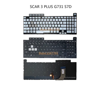 Новый ноутбук US/UK/EU/SP/GK Монохромная/RGB Клавиатура с подсветкой для Asus ROG Strix G731 G731G G731GU G732 G732L G712L S7D 3 4 Plus