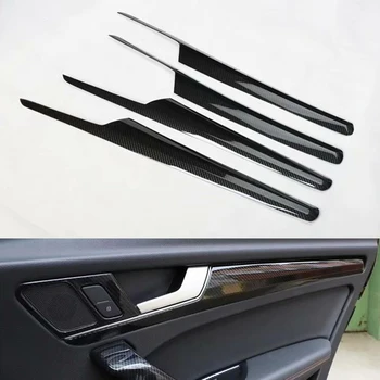 Новый стиль автомобиля Audi Q5 2020 2021 LHD Декоративные планки на дверной панели, наклейки из АБС-пластика, Аксессуары для интерьера