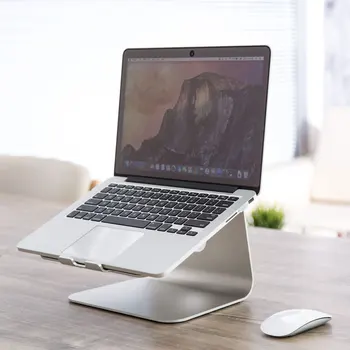 Охлаждающий держатель для ноутбука из алюминиевого сплава Эргономика рабочего стола Улучшает поддержку ноутбука для подставки MacBook Air Pro
