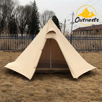Палатка для кемпинга типа outnests из хлопчатобумажного полотна хорошего качества на открытом воздухе