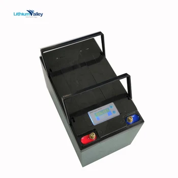 Перезаряжаемый литий-ионный аккумулятор 12v 50ah lifepo4 аккумулятор для ИБП/солнечной батареи/светодиодов/морской техники/рыбалки/RV/электроинструментов