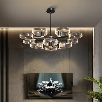 Подвесной светильник для гостиной в новом стиле, Современный Простой Светильник для гостиной, Роскошная Атмосфера, Скандинавский светильник, Холл
