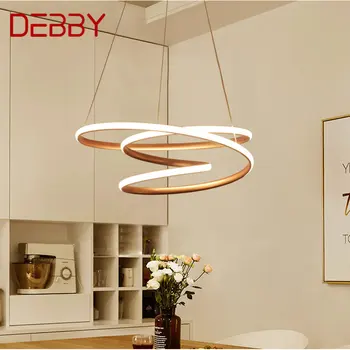 Подвесные светильники TEMAR Nordic, роскошные светодиодные винтажные креативные кольца для дома, спальни, столовой, люстры