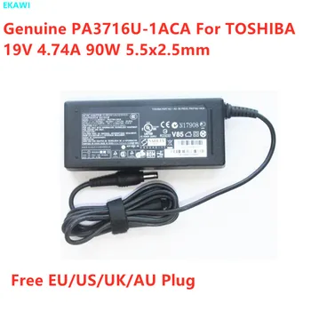 Подлинный PA3716U-1ACA 19V 4.74A 90W PA3716E-1AC3 Адаптер Переменного Тока Для TOSHIBA PA3516U-1ACA PA3822E-1AC3 Зарядное Устройство Для Ноутбука