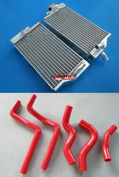Полностью алюминиевый радиатор L & R + Гоночный силиконовый шланг для Honda CR125/CR 125 R/CR125R 2000 2001 00 01