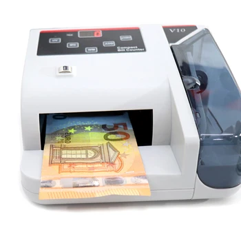 Портативный мини-счетчик денег По всему миру, детектор машины для подсчета наличных денег и банкнот с обнаружением подделки UV/MG/WM