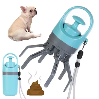 Портативный совок для сбора собачьих экскрементов, верхняя часть с дозатором для сбора отходов домашних животных для выгула собак