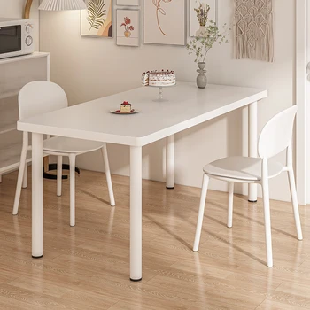 Роскошный набор для обеденного стола с водонепроницаемой скамейкой для ногтей, обеденный стол для компьютера, кухня для маленькой квартиры с высокими потолками, современная мебель