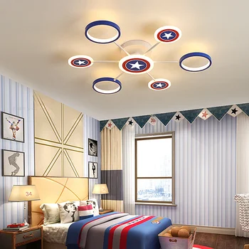 Светодиодная современная люстра для детской комнаты, спальни, мультяшных ламп, декоративных светильников, светильников AC90-260V