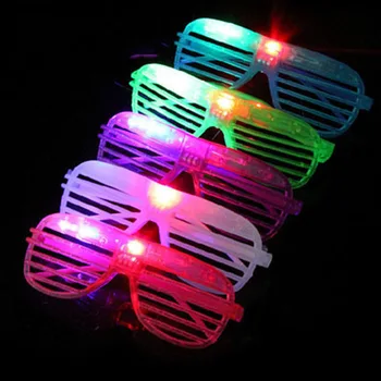 Светодиодные очки Неоновая вечеринка Мигающие очки Светящиеся очки Барная вечеринка Концертный реквизит Флуоресцентное свечение Принадлежности для реквизита для фотосъемки