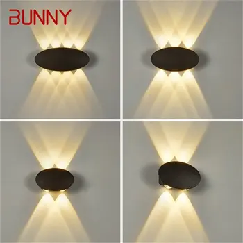 Светодиодный настенный светильник BUNNY, современный уличный светильник, креативное бра, водонепроницаемое приспособление для домашнего коридора