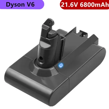 Сменный аккумулятор 21,6 В 6800 мАч для литий-ионного пылесоса Dyson V6 SV09 SV07 SV03 DC58 DC61 DC62 DC74 965874-02 tier Battery